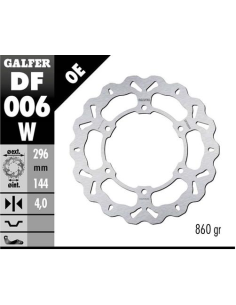 disco freno moto galfer wave fijo 296x4mm df006w