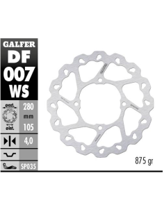 disco freno moto galfer wave fijo 280x4mm df007ws