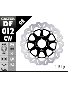disco freno moto galfer wave flotante 296x4mm df01