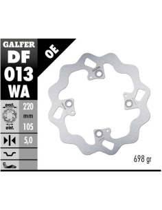 disco freno moto galfer wave fijo 220x5mm df013wa