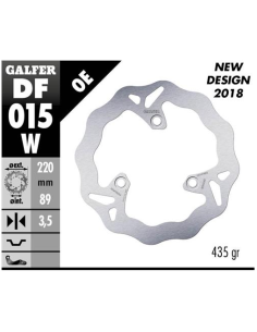 disco freno moto galfer wave fijo 220x3 5mm df015w