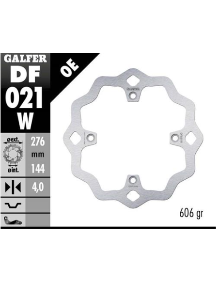 disco freno moto galfer wave fijo 276x4mm df021w