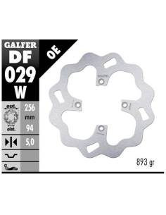 disco freno moto galfer wave fijo 256x5mm df029w