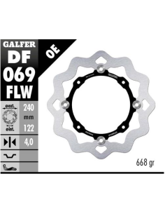 disco freno moto galfer wave flotante 240x4mm df06