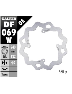 disco freno moto galfer wave fijo 240x4mm df069w