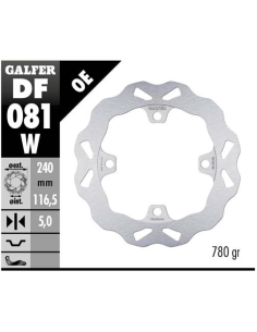 disco freno moto galfer wave fijo 240x5mm df081w
