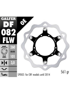 disco freno moto galfer wave flotante 260x3mm df08