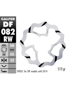 disco freno moto galder wave fijo 260x3mm df082rw