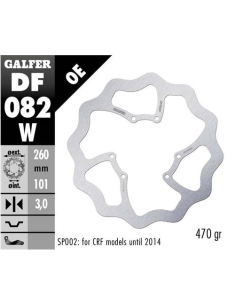 disco freno moto galfer wave fijo 260x3mm df082w