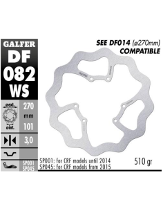 disco freno moto moto galfer wave fijo 270x3mm df0