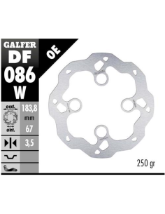 disco freno moto galfer wave fijo 183 8x3mm df086w