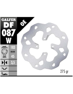 disco freno moto galfer wave fijo 183x3 5mm df087w