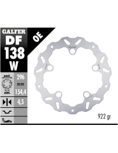 disco freno moto galfer wave fijo 296x4 5mm df138w
