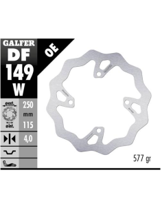 disco freno moto galfer wave fijo 250x4mm df149w
