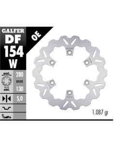 disco freno moto galfer wave fijo 280x5mm df154w