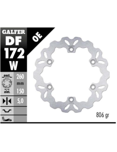 disco freno moto galfer wave fijo 260x5mm df172w