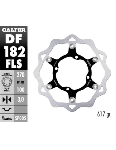 disco freno moto galfer wave flotante 270x3mm df18