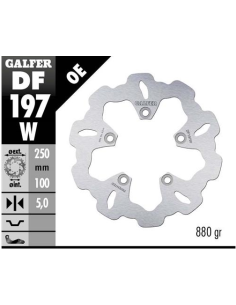 disco freno moto galfer wave fijo 250x5mm df197w