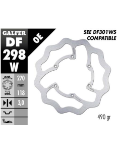 disco freno moto galfer wave fijo 270x3mm df298w