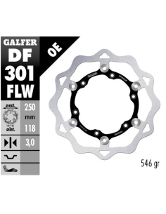 disco freno moto galfer wave flotante 250x3mm df30