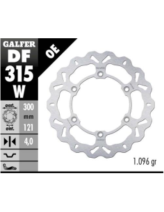disco freno moto galfer wave fijo 300x4mm df315w