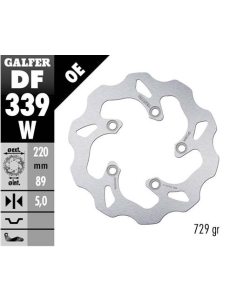 disco freno moto galfer wave fijo 220x5mm df339w