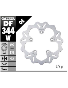 disco freno moto galfer wave fijo 260x4 5mm df344w