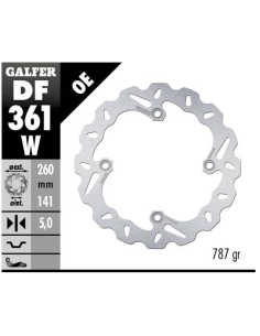 disco freno moto galfer wave fijo 260x5mm df361w
