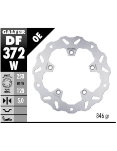 disco freno moto galfer wave fijo 220x5mm df372w