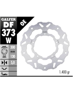 disco freno moto galfer wave fijo 300x5 5mm df373w