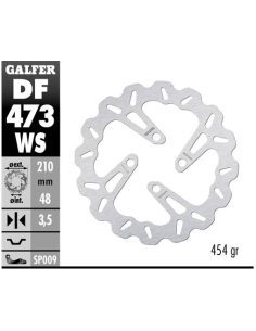disco freno moto moto galfer wave fijo 210x3 5mm d