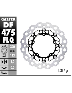 disco freno moto flotante galfer qubic 320x5mm df4