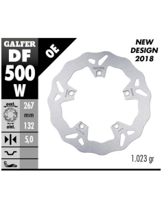 disco freno moto galfer wave fijo 267x5mm df500w