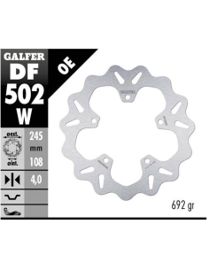 disco freno moto galfer wave fijo 245x4mm df502w