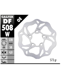 disco freno moto galfer wave fijo 220x4mm df508w