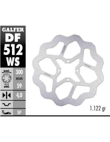 disco freno moto moto galfer wave fijo 300x4mm df5