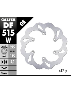 disco freno moto galfer wave fijo 245x4mm df515w