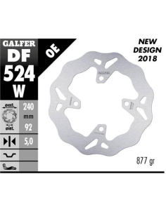 disco freno moto galfer wave fijo 240x5mm df524w