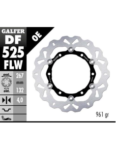 disco freno moto galfer wave flotante 267x4mm df52