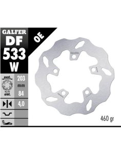 disco freno moto galfer wave fijo 203x4mm df533w