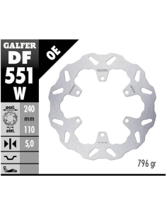 disco freno moto galfer wave fijo 240x5mmdf551w