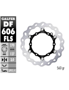 disco freno moto galfer wave flotante 270x3mm df60
