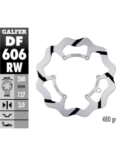 disco freno delantero wave galfer df606rw 260x3 mm 6 tornillos o143 ktm husqvarna gasgas