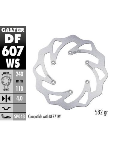 disco freno moto moto galfer wave fijo 240x4mm df6