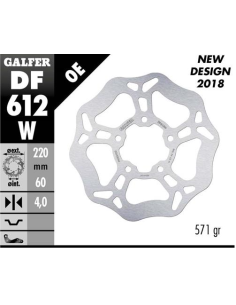 disco freno moto galfer wave fijo 220x4mm df612w