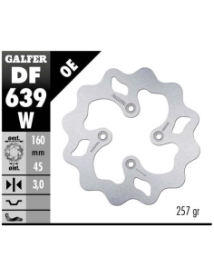 disco freno moto galfer wave fijo 160x3mm df639w