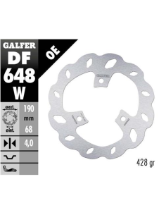 disco freno moto galfer wave fijo 190x4mm df648w