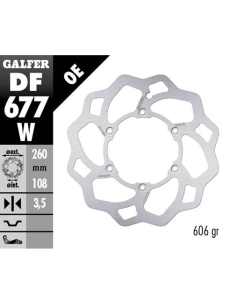 disco freno moto galfer wave fijo 260x3 5mm df677w