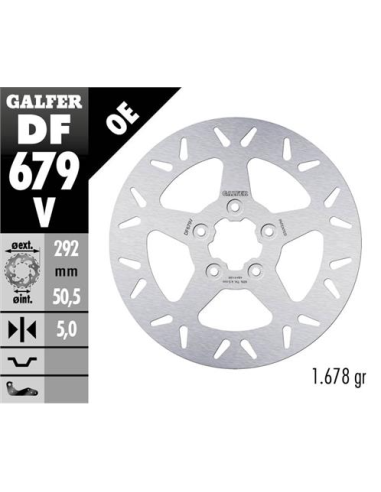 disco freno moto fijo galfer 292x5mm df679v