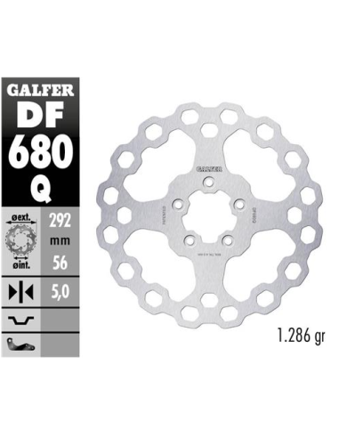 disco freno moto moto fijo galfer qubic 292x5mm df